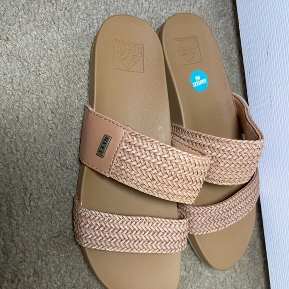 Reef Beige Slide Sandals - Picture 7 of 11